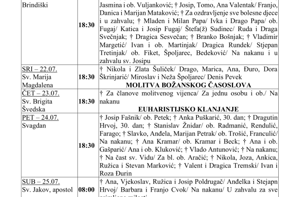 ŠESNAESTA NEDJELJA KROZ GODINU - 2026 -OKOMITO (samooporavljeno)-1 ŠESNAESTA NEDJELJA KROZ GODINU - 2026 -OKOMITO (samooporavljeno)-1