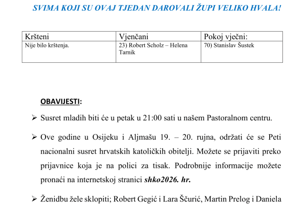 ŠESNAESTA NEDJELJA KROZ GODINU - 2026 -OKOMITO (samooporavljeno)-2 ŠESNAESTA NEDJELJA KROZ GODINU - 2026 -OKOMITO (samooporavljeno)-2